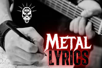 write the perfect lyrics for your metal song