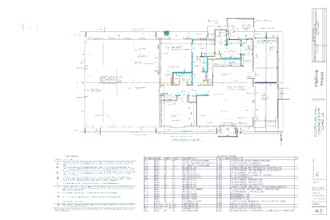 draw california architectural floor plan, site plan, adu garage permit, mep hvac