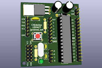 do pcb board, layout, circuit diagram electrical program in kicad gerber and bom