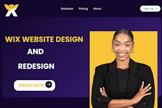 do wix website design, redesign, wix redesign, wix webflow, redesign