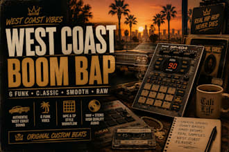 create west coast g funk hip hop beats