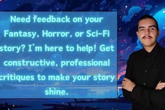 make a critical reading of your work, providing detailed feedback to improve it