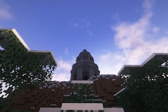 create a cinematic quality video of your minecraft world