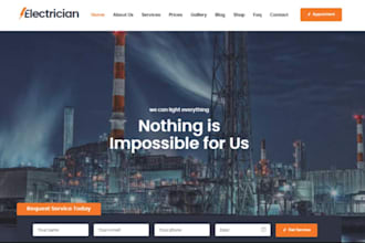 plumber website electrician website contractor website  plumber website