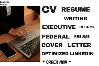 write executive resume, cover letter, ats, federal resume