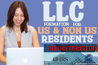 llc formation for any state of USA company formation with ein both US non US