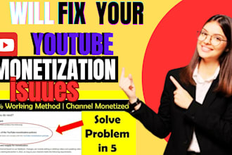 fix youtube monetization issues copyright reused content issue, adsense problem