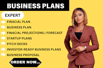 prepare a professional business plan for grants, loans, and funding