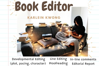line edit and developmental edit your novel