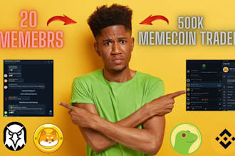 telegram promotion run telegram ads to attract dex traders to invest on memecoin