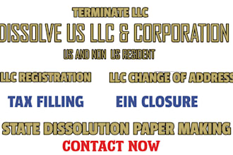 get ein number llc dissolve llc for non USA residents with ein in the USA