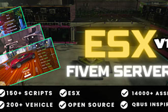 create a clean fivem dev test server on any framework for script development