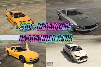 debadge and create high quality police gtav5 liveries car for your fivem server
