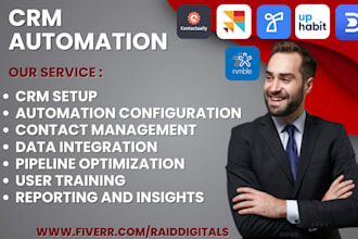 setup crm automation contactually uphabit cloze dex relate nimble updation folk
