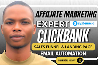 use sales funnel for clickbank affiliate marketing or amazon affiliate website