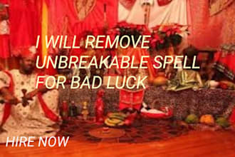 cast a spiritual protection or curses by using my power