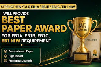 write and publish research article, best paper award, eb1a, eb1b, eb1c, eb1 niw