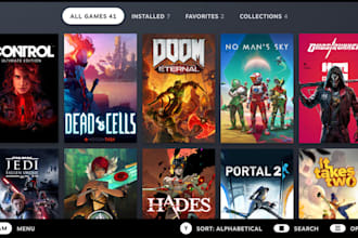create eye catching custom steam capsule design  for your game page or other art