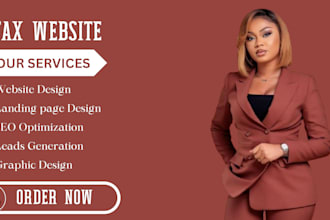 tax website finance website credit repair accounting website tax preparation