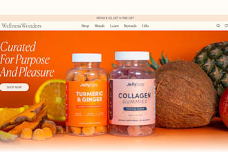 build premium health supplement store vitamin shopify store supplement website