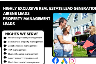 generate real estate leads airbnb management leads property management leads