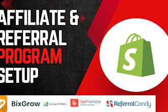 refer a friend affiliate program on uppromote, bixgrow, referral candy, referrly