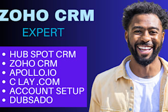 setup clay com automation workflow hubspot zoho crm apollo io dubsado 17hats crm