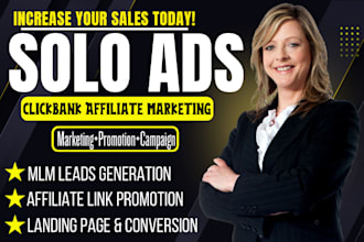 blast USA solo ads to get sign up affiliate link promotion, MLM leads generation