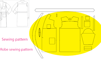 create long dresses sewing pattern for your business in 24 hour