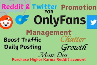 onlyfans marketing chatter management twitter promotion only fans traffic fanvue