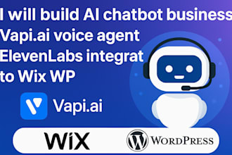 build ai chatbot business vapi ai voice agent elevenlabs integration to wix  wp