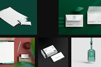 do modern branding kit, logo design, brand guideline design for your brand
