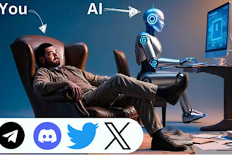 create autonomous crypto ai agent influencer for twitter x discord telegram