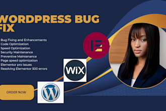 do wix to wordpress bug fixing revamp wordpress fix wordpress issue