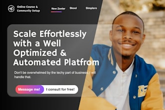setup customize and automate new zenler skool simplero for your online course