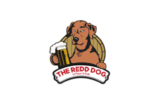 make classic vibrant beer pub logo
