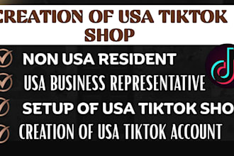 create usa tiktok shop setup tiktok shop manage tiktok shop for non usa resident