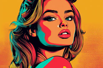 make a beautiful wpap pop art portrait