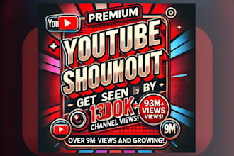 do youtube shoutout channel video promotion for organic subscriber