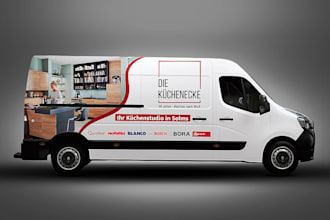 design professional van wrap design, car wrap design
