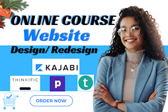 kajabi website design kajabi website redesign sales funnel podia thinkific wix