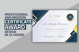 do modern certificate and diploma designs for your business