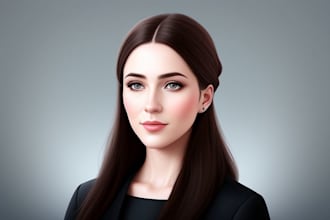 draw realistic digital oil paint from your picture