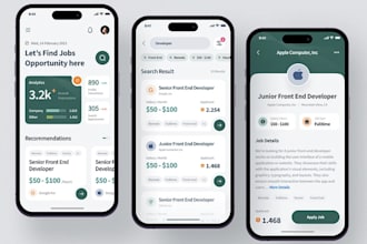build a freelancing app, job portal app, job finder app,