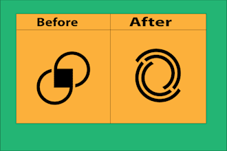 recreate, rebrand, refresh, reshape your existing logo