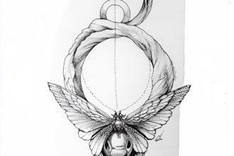 design you a cyber sigilism tattoo design