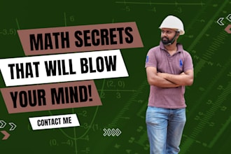 be your math tutor and help with calculus or algebra