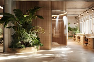 create your architectural design realistic render using ai