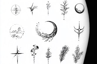 do tattoo drawing design in digital or natural media