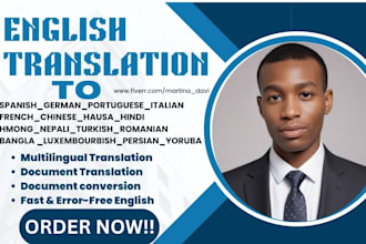 translate english italian french spanish german portuguese and convert pdf words